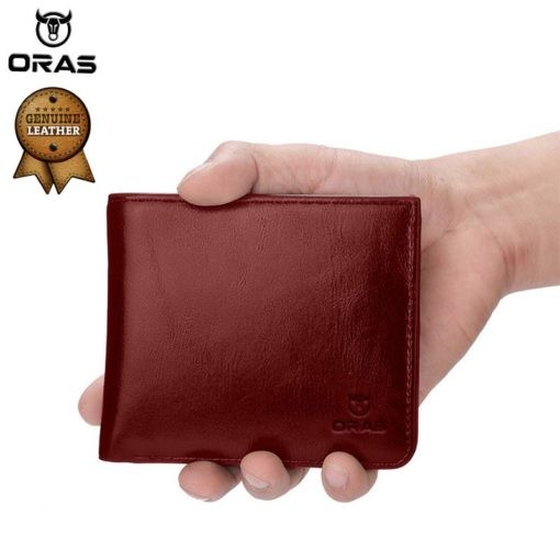 RA11F ORAS Genuine Leather Zipper Wallet