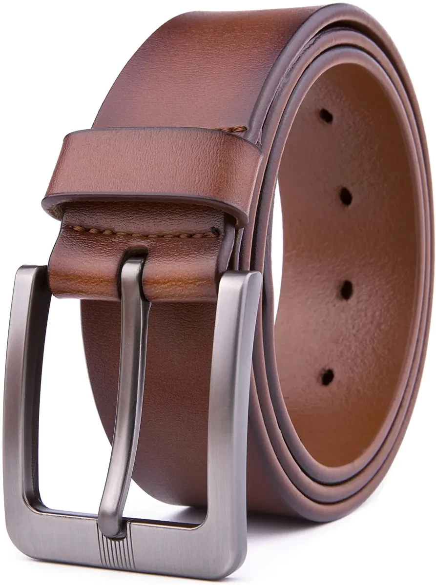 SU122B Genuine Leather Belt for Men