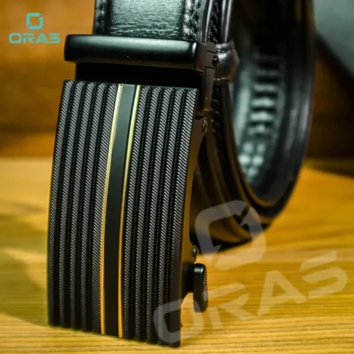 B636 Oras Genuine Leather Automatic Buckle Belt