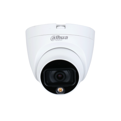 5MP Full-color HDCVI DH-HAC-HDW1509TLQP-A-LED Quick-to-install Eyeball Camera with Audio_FC 20M