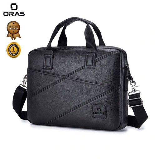 F111 ORAS Genuine Leather laptop Business Bag