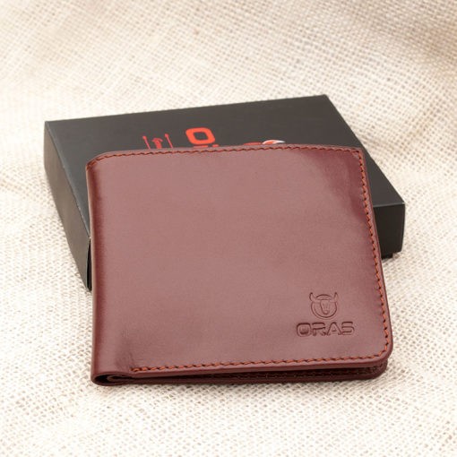 RA11D ORAS Genuine Leather Zipper Wallet