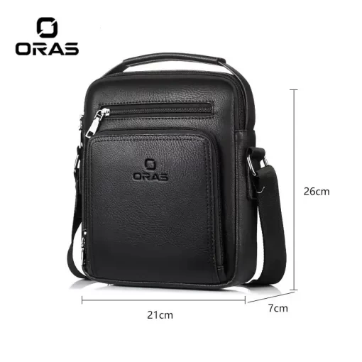 F135 ORAS Genuine Leather Shoulder Bag for Men