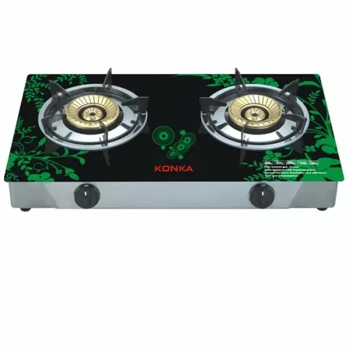 KGLPG219JP -KONKA GAS STOVE (Glass Top, Double Burner)-LPG