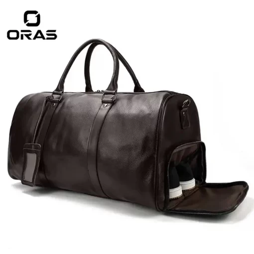 F132 ORAS Genuine Leather Travel Bag