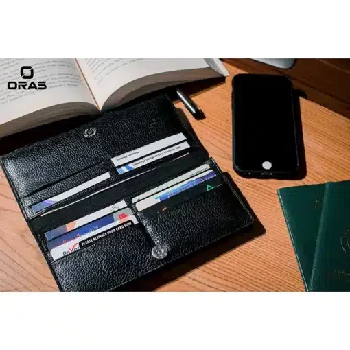 R1016 ORAS Genuine Leather Long Hand Wallet