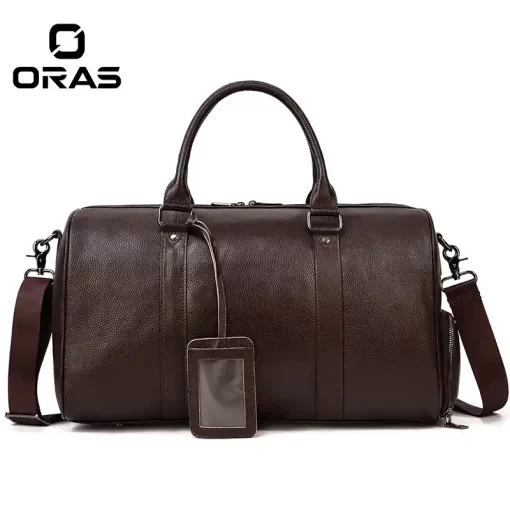 F133 ORAS Genuine Leather Travel Bag